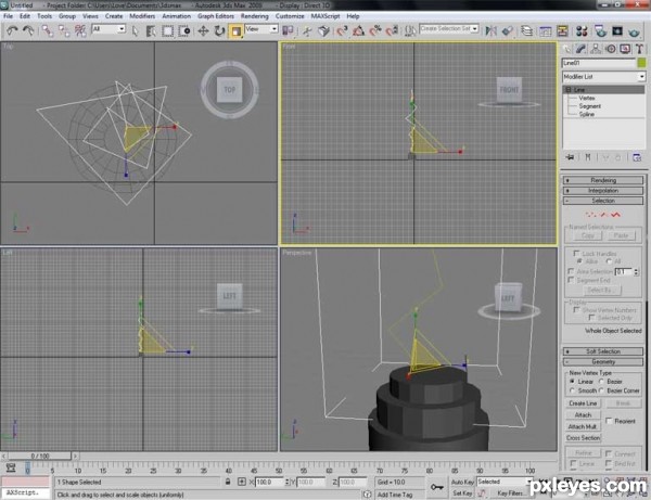 Creation of Round round & Round: Step 2